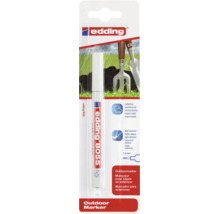 edding 8055 Outdoormarker in Blisterverpackung für wetterfeste Markierungen im Außenbereich mit 1 bis 2 Millimeter Strichbreite.