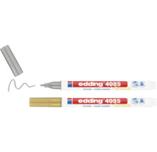 Marqueur à craie Edding 4085 pour surfaces lisses avec capuchon retiré