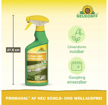 Neudorff Promanal AF Neu Schild- und Wollausfrei Pflanzenschutzmittel in der Sprühflasche, Höhe 27,5 Zentimeter, ganzjährig einsetzbar.