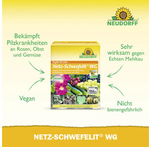 Neudorff Netz Schwefelit WG Fungizid gegen Pilzkrankheiten und Echten Mehltau an Pflanzen, geeignet für ökologischen Landbau.