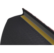 Profil de nez de marche avec surface structurée et dos autocollant