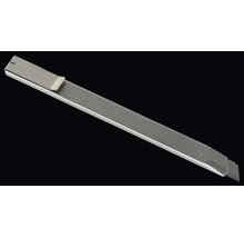 Couteau plat en metal avec clip pour travaux de coupe de precision