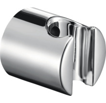 Support de douchette en tant que pièce de rechange pour barres de douche en métal avec une surface brillante