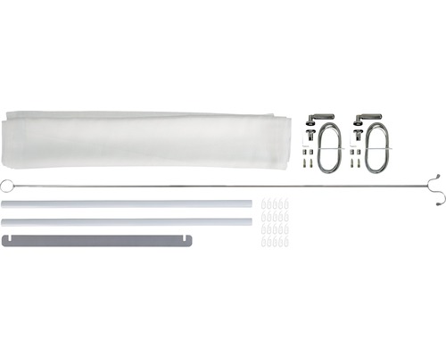 Ensemble de rideau de douche avec tringle à rideau de douche, rideau de douche et accessoires de montage