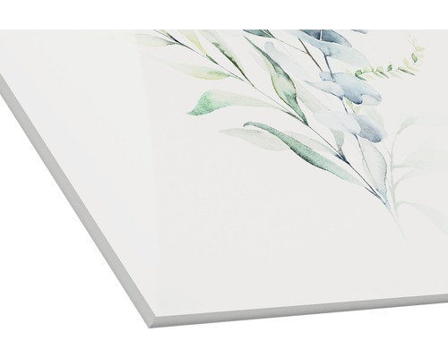 Dekorplatte mit Pflanzenmuster