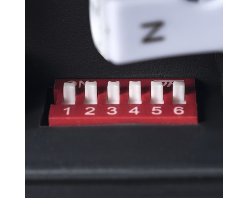 Commutateur DIP à six interrupteurs