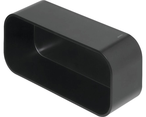 Étagère de salle de bains noire