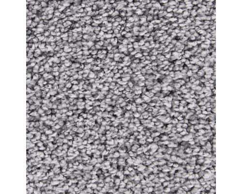 Nahaufnahme eines grauen Teppichs mit dichter Textur