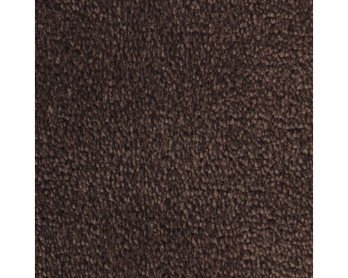 Detailaufnahme eines braunen Teppichs.