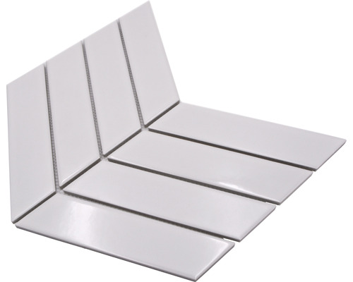 Mosaïque en céramique en forme d''angle