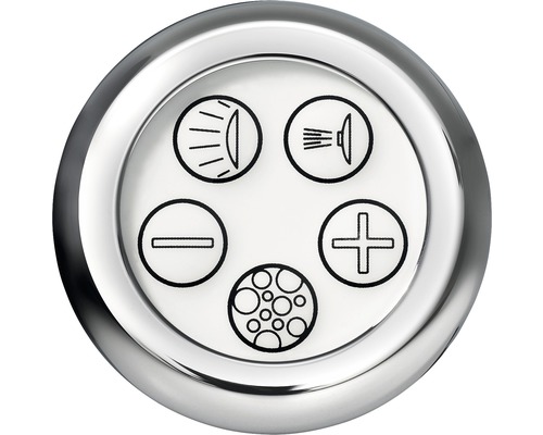 Symbole pour différentes fonctions de douche