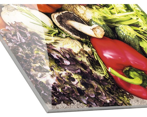 Acrylglasbild mit Gemüse-Motiv