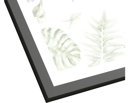 Gerahmtes Bild mit Pflanzenmotiven