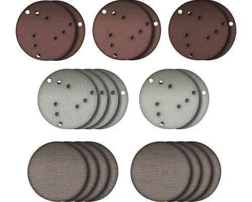 Disques abrasifs de différents grains