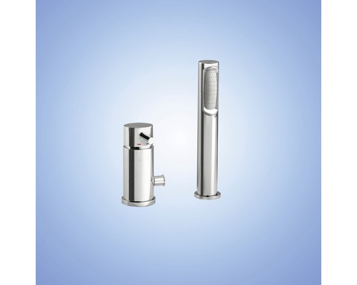 Freistehende Badewannenarmatur mit Handbrause