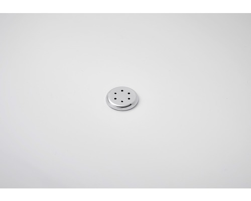 Abflussabdeckung aus Metall mit Löchern