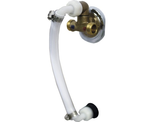 Robinet d''équerre avec raccord de tuyau pour lave-linge ou lave-vaisselle