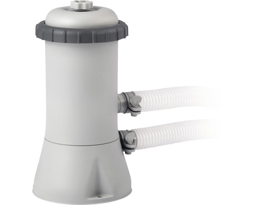 Poolfilteranlage mit zwei Schläuchen zur Wasserreinigung