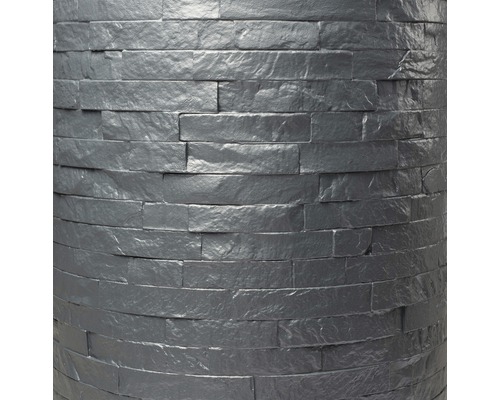 Pflanzgefäss mit Schiefer-Optik