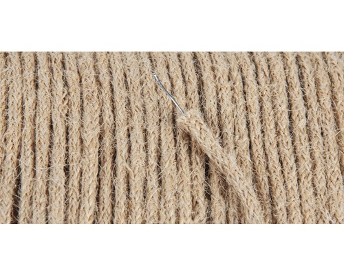 Gros plan de corde de jute sur une bobine