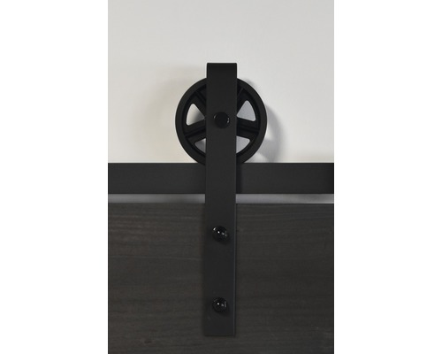 Schiebetürbeschlag mit Rollenführung