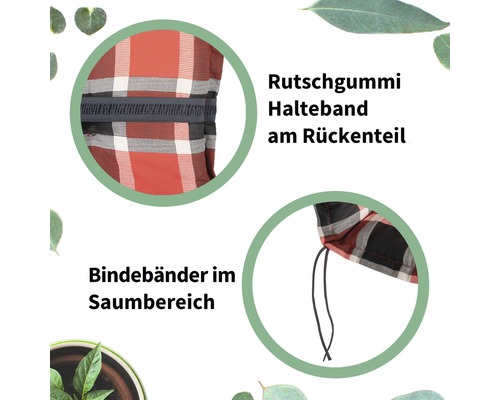 Bande élastique à l''arrière et cordons de serrage à l''ourlet