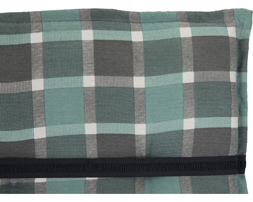 Taie d''oreiller avec motif à carreaux et élastique