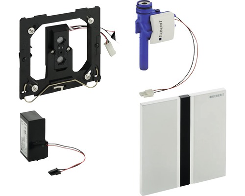 Commande infrarouge Geberit avec déclenchement du rinçage et plaque de commande