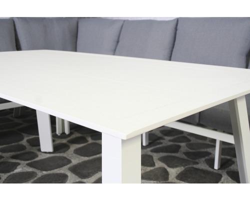 Table de jardin avec plateau et pieds