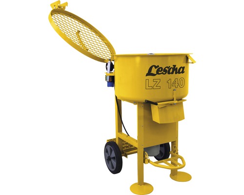 Lescha Betonmischer LZ 140 mit Schutzgitter