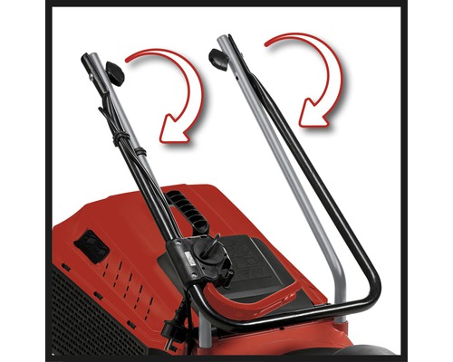 Poignée réglable d''une tondeuse à gazon