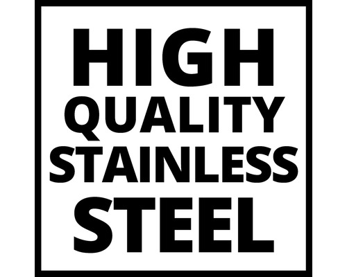 Symbole pour acier inoxydable de haute qualité