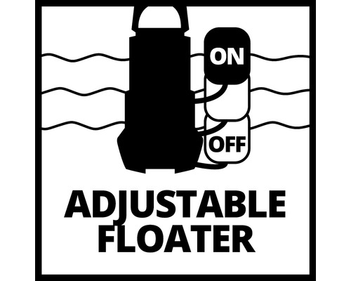 Symbole pour interrupteur à flotteur réglable