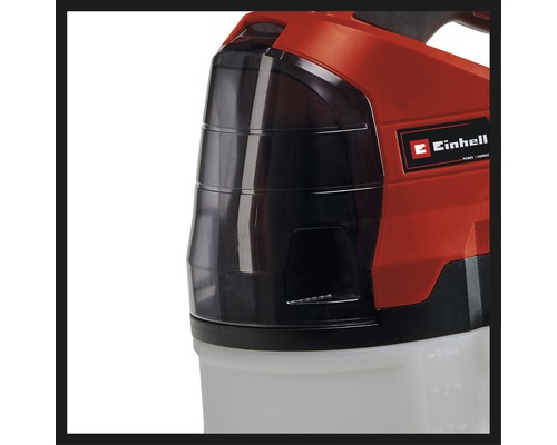 Logo Einhell sur un aspirateur eau et poussière