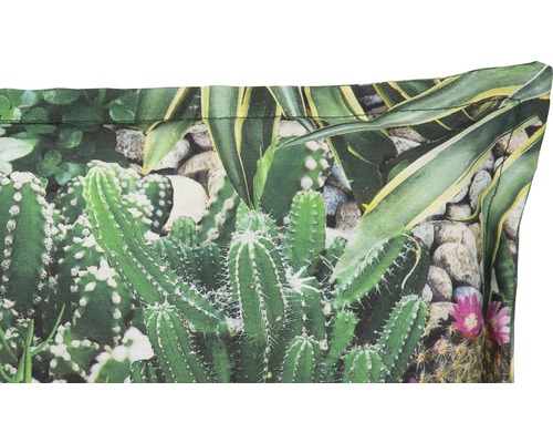 Textile à motif cactus