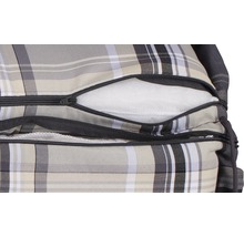 Coussin pour chien avec fermeture éclair et rembourrage