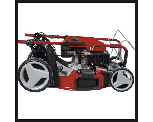 Benzinrasenmäher Seitenansicht