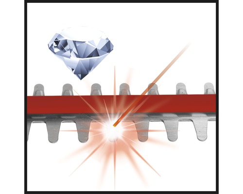 Image symbolique pour un taille-haie particulièrement aiguisé