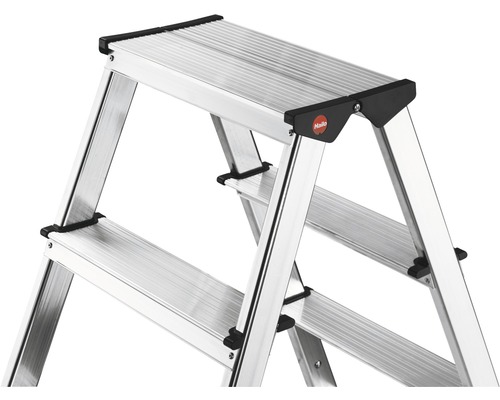 Marchepied en aluminium avec deux marches