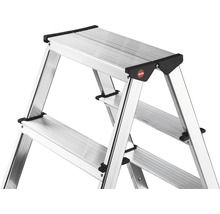 Marchepied pliant en aluminium à deux marches