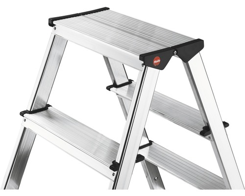 Marchepied pliant en aluminium à deux marches