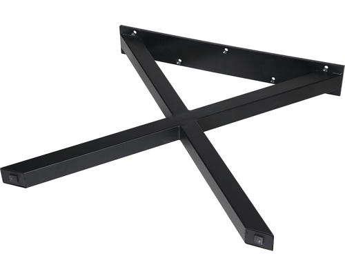 Console de table noire pour montage mural