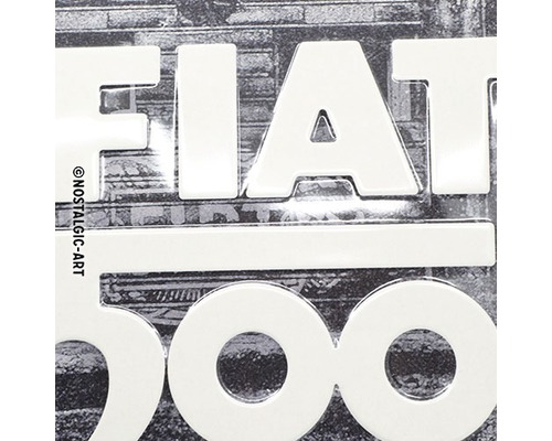Lettrage Nostalgic Art Fiat 500