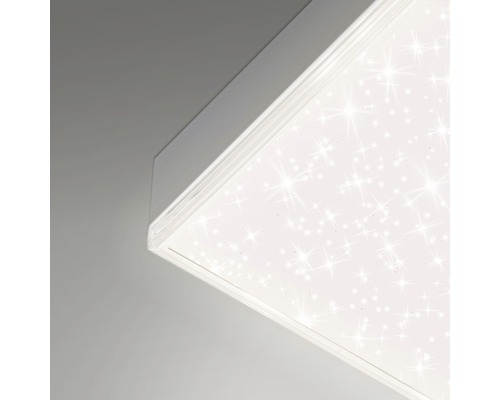 Plafonnier rectangulaire avec motif étoilé