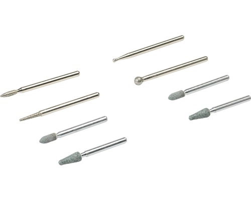 Plusieurs meules sur tige pour outils électroportatifs