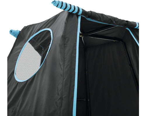 Vue détaillée d''une tente de jeux avec fenêtre