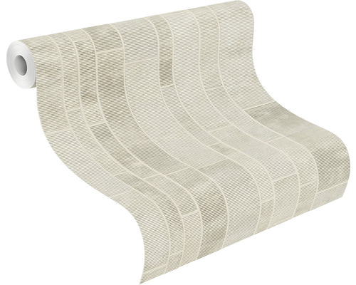 Rouleau de papier peint avec décor en pierre