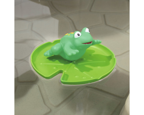 Jouet de bain grenouille sur feuille de nénuphar
