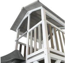 Spielturm axi Beach Tower - graue Rutsche Holz grau weiß-thumb-6