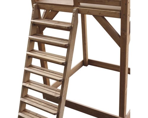 Échelle en bois pour une cabane de jeux